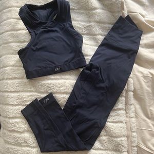 SET ACTIVE Navy Sportbody Set (Bra and Leggings) - XS